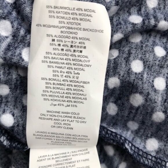 MICHAEL MICHAEL KORS Top Blue White Polka … - Picture 5 of 5